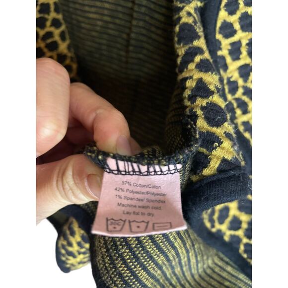 Leopard Print Thick Cardigan Small Cheryl Nash Windridge 3/4 Sleeve Animal Print - Picture 3 of 6
